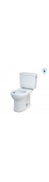Toilets| TOTO Drake Cotton Round Standard Height 2-piece WaterSense Toilet 12-in Rough-In Size (Ada Compliant) - IC37192