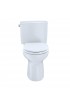 Toilets| TOTO Drake II Cotton White Round Chair Height 2-piece WaterSense Toilet 12-in Rough-In Size (Ada Compliant) - YT48140