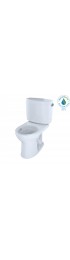 Toilets| TOTO Drake II Cotton White Round Chair Height 2-piece WaterSense Toilet 12-in Rough-In Size (Ada Compliant) - YT48140