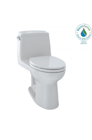 Toilets| TOTO Eco Ultramax Colonial White Elongated Chair Height WaterSense Toilet 12-in Rough-In Size (Ada Compliant) - KX51946