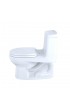 Toilets| TOTO Ultramax Cotton White Round Standard Height Toilet 12-in Rough-In Size - WD13814