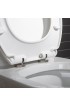 Toilets| Woodbridge Everette White Dual Flush Round Chair Height WaterSense Toilet 12-in Rough-In Size - LJ18196