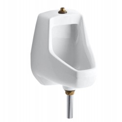 Urinals| KOHLER 14-in W x 17.5-in H White Wall-mounted - HB38221