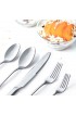 20-Piece Silverware Set Flatware Set Stainless Steel Cutlery Kitchen Utensil Set Tableware Service for 4