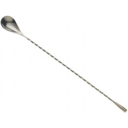 Barfly Teardrop Bar Spoon End 11 13 16" 30 cm Stainless Steel