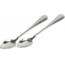 Chef Craft Serrated Grapefruit Spoon 6.25 inch 2 piece set Stainless Steel