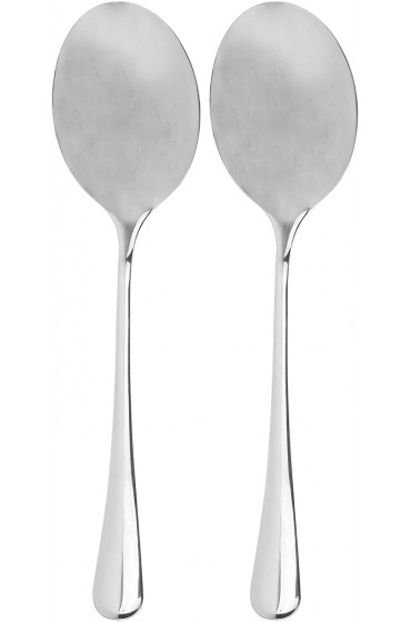 Cornucopia Stainless Steel X-Large Serving Spoons 2-Pack Serving Utensil Buffet & Banquet Style Serving Spoons-2 Spoons