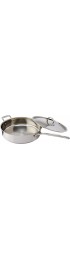 Cuisinart 733-30H Chef's Classic Stainless 5-1 2-Quart Saute Pan with Helper Handle and Cover Silver
