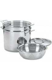 Cuisinart 77-412P1 Chef's Classic Stainless 4-Piece 12-Quart Pasta Steamer Set Silver