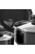 Gibson Home Back to Basics Nonstick Aluminum Cookware Set 59-Piece Black