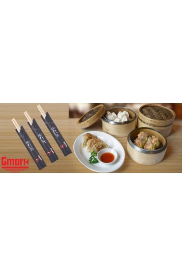 Gmark Disposable Chopsticks Pack of 40 Pair 9 Japanese Style Sleeved Sushi Chopsticks GM1038A