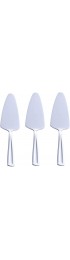 GoGeiLi Pie Cake Server 9.3-inch Stainless Steel Pizza Pastry Server Set of 3 Dishwasher Safe