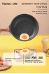 Hansubute Nonstick Induction Stone Frying Pan with Soft Touch Handle,Children Protection Function 8inch
