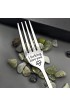 I Forking Love You Dinner Forks Inspirational Funny Engraved Forks Stainless Steel Table Forks Gifts for Boyfriend Girlfriend Husband Wife Cute Wedding Anniversary Valentines Gifts 8 Inches