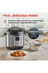 Instant Pot Duo Plus 9-in-1 Electric Pressure Cooker Slow Cooker Rice Cooker Steamer Sauté Yogurt Maker Warmer & Sterilizer,8 Quart Stainless Steel Black