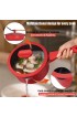 Kitchen Cookware Sets imarku 16-Piece Granite Coating Nonstick Pots and Pans Set Induction Cookware Sets with Cooking Pot and Pan Set Scratch Resistant Red