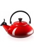 Le Creuset Enamel On Steel Zen Tea Kettle 1.6 qt. Cerise