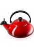 Le Creuset Enamel On Steel Zen Tea Kettle 1.6 qt. Cerise