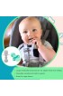 Led Weaning Silicone Baby Spoons Chewable Utensils Set for Toddlers UpwardBaby 3 Baby Self Feeding Spoons for Stage 1-6mos+ Anti Choke Barrier BPA Free