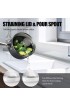 MICHELANGELO Pots and Pans Set Nonstick Pro. Series Nonstick Hard Anodized Cookware Sets with Stone Interior Stone Pots and Pans with Straining Lid & Pour Spout Kithcen Cookware Sets 10Pcs
