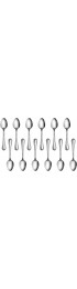 New Star Foodservice 58147 Slimline Pattern 18 0 Stainless Steel Teaspoon 6-Inch Set of 12