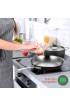 NutriChef Kit 8-Piece 4-Ply Kitchenware Pots & Pans Set Stylish Kitchen Cookware w Cast Stainless Steel Handle