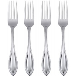 Oneida American Harmony Everyday Flatware Dinner Forks Set of 4