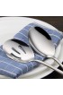 Serving Spoon Sets Includes 2 Serving Spoons and 2 Slotted Serving Spoons 8 3 4 Stainless Steel Buffet Banquet Spoons