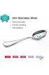 SONGZIMING Demitasse Espresso Spoons Mini Coffee Spoon 18 10 Stainless Steel Small Spoons for Dessert Tea,Set of 6