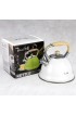 Stove Top Whistling Tea Kettle，Food Grade SUS304 stainless Steel Tea Kettle More Durable and Larger Capacity 3.17 Quart Teapot Mitt Included White…