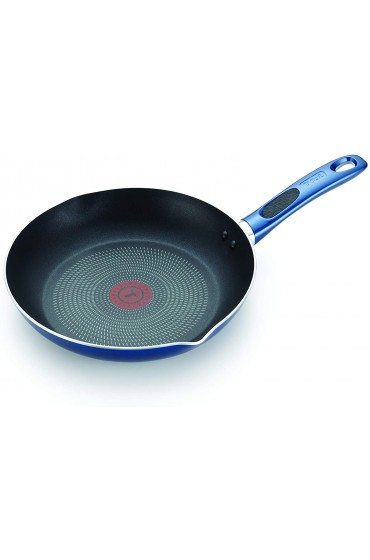 T-fal B0370764 T-fal B03707 Excite ProGlide Nonstick Thermo-Spot Heat Indicator Dishwasher Oven Safe Fry Pan Cookware 12-Inch Blue