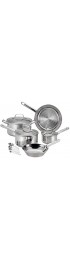 T-fal Pro E760SC Performa Stainless Steel Dishwasher Oven Safe Cookware Set 12-Piece Silver 0