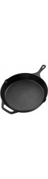 Utopia Kitchen 12.5 Inch Pre-Seasoned Cast iron Skillet Frying Pan Safe Grill Cookware for indoor & Outdoor Use Cast Iron Pan