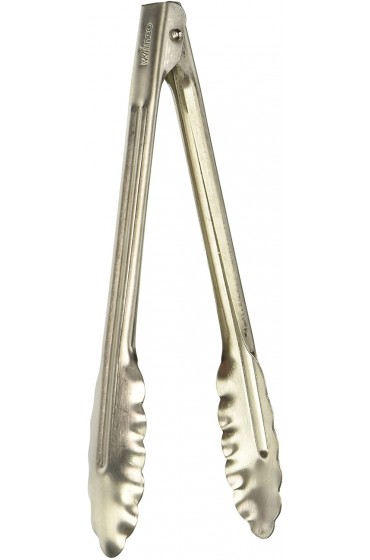 Winco Coiled Spring Heavyweight Stainless Steel Utility Tong 9-Inch