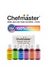Chefmaster Neon Liqua-Gel Food Coloring Fade Resistant Food Coloring 6 Pack of 20ml Bottles Stunning Vivid Colors with Lightweight and Easy-To-Blend Formula Made in the USA