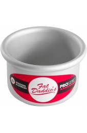 Fat Daddio's Round Cake Pan 3 x 2 Inch Silver