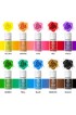 Gel Food Coloring 10x10ml Colors Set Wayin Gel Based Vibrant Food Color Dye Flavorless Edible Icing Color Concentrated Neon Baking Color for Kids Cake Easter Egg Decorating Macaron Fondant Cookie