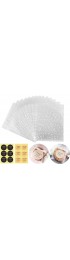 Self Adhesive Cookie Bags Cellophane Treat Bags Searik White Polka Dot Plastic Pastry Bags with Thank You Labels for Party Gift Giving Bakery Candy Cookie Chocolate 3.94 x 3.94 Inches 100 Pcs
