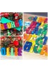 Wocuz 26 Cavities Crayon Letter Silicone Mold Large Alphabet Chocolate Baking Mold Abc Resin Mold Cake Pan Handmade Soap Mold for Biscuit Ice Cube Tray for Back to School Project