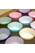Xlloest Mini Cupcake Liners Muffin Wrappers Rainbow Bright Baking Cups Paper 400 Pack
