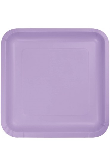Creative Converting Touch of Color 18 Count Square Paper Dinner Plates Luscious Lavender One size -