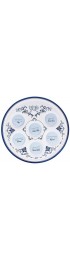 Elegant Passover Seder Plate Renaissance Design Ceramic Plate Passover Decorations by Zion Judaica