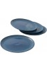 EVO Sustainable Goods 10 Plate Set of Four Blue