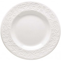 Lenox Opal Innocence Carved Accent Plate 0.90 LB White