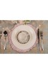 Pink Charger Plates 13 Round Reef Plate Chargers for Dinner Plates Plastic Charger Plates for Table Setting Wedding Decor Set of 6
