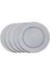 Silver Plastic Hammer Edge Charger Plates 12 pcs 13 Inch Round Wedding Party Decroation Charger Plates Hammer Silver 12