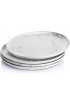 Sweese 162.499 Dinner Plates 10 Inches Porcelain Salad Serving Dishes for Kitchen Marble Fiestaware Plates Microwave Dishwasher Oven Safe Dinnerware Set of 4
