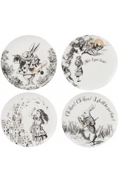 V&A Alice in Wonderland Side Plates 20.5 cm 8 Set of 4