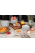 10 Strawberry Street 6 Catering Square Appetizer Plate Set of 12