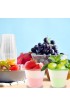 50 Pcs 5 Oz Mini Dessert Cups,Clear Plastic Parfait Appetizer Cup,Disposable Serving Bowl for Tasting Party,Puddings,Ice Cream,Fruits,Juice